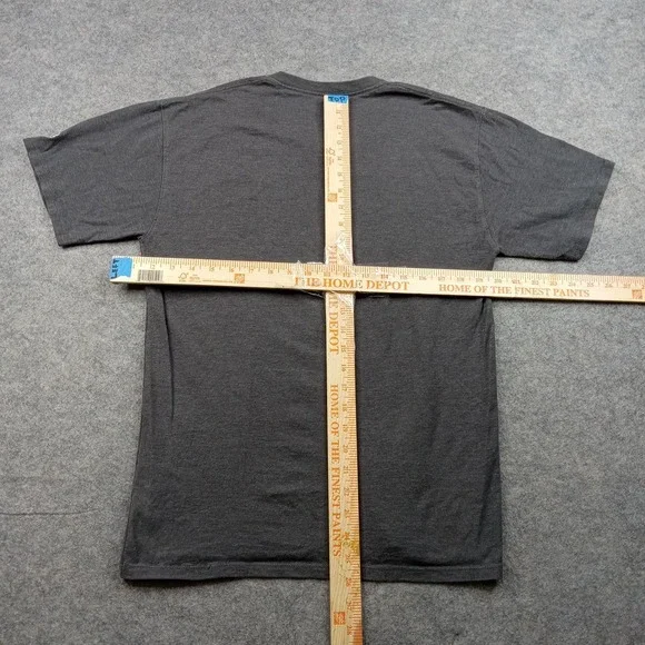 Champion Shirt Mens Medium Gray V Neck Short Sleeve Athletic Tee Casual - Picture 3 of 6